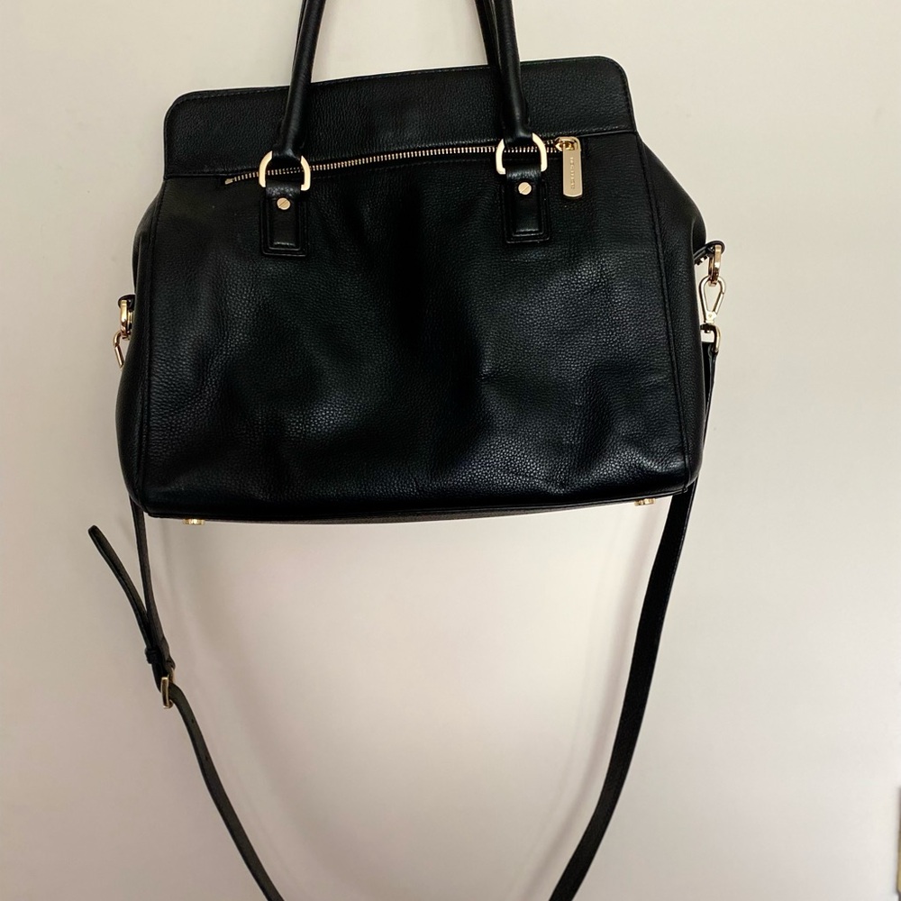 Michael Kors black satchel bag purse